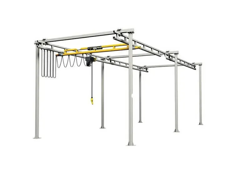 Workstation Overhead Cranes for Production Line, Warehouse